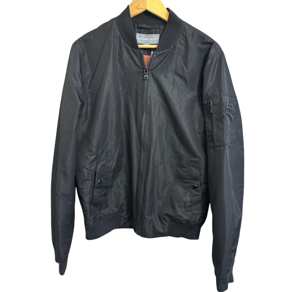 Michael Kors Black Bomber Jacket